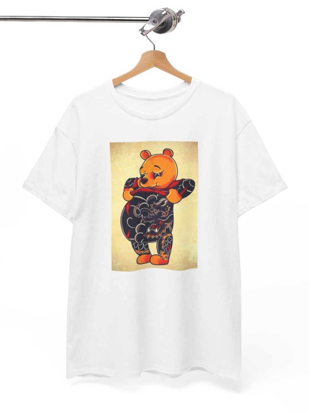 Tattooed Winnie The Pooh Graphic Tee